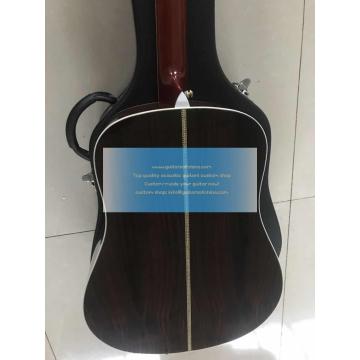 Custom lefty dreadnought acoustic electric Martin D-42 guitar