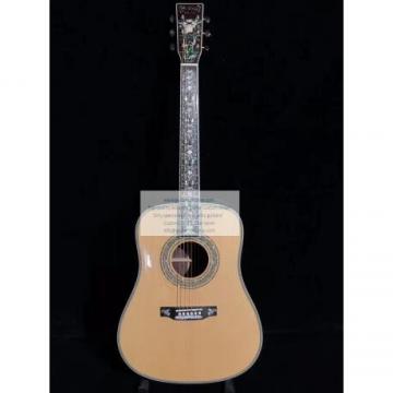 custom Martin D100 deluxe acoustic guitar