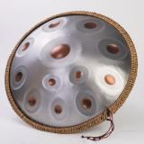 12 Note D Kurd Handpan in Exquisite Golden Eye Design