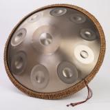 Premium 10 Note D Kurd Gold Stainless Steel Handpan Design